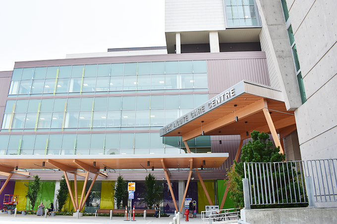 An image of the TECK entrance at BCCH Hospital